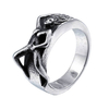 European Style Men Ring Punk Rock Stainless Steel Ring