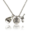 European Style Movie Series Alloy Three Pendants Necklace