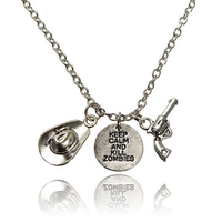 European Style Movie Series Alloy Three Pendants Necklace