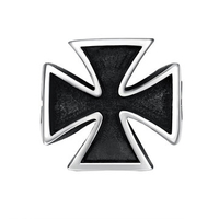 European Vintage Ring Stainless Steel Cross Movie Series Punk Ring