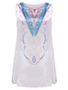 Evening Party Ethnic Printed Sleeveless Loose Women Tank Mini Dress