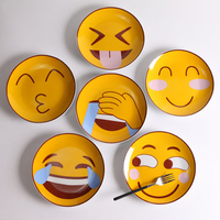 Expression Pack Series Ceramic Plate Creative Tableware Restaurant Steak Round Square Dish