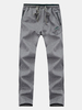 Extra Size Mens Cotton Sweatpants Drawstring Elastic Waist Zippered Pockets Casual Sport Pants