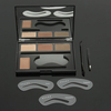 Eyebrow Palette Stencils Makeup Kit Shading Matte Eye Shadow Cream Powder Eyeshadow Mirror