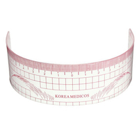Eyebrow Shaping Tool Grooming Stencil Ruler Brow Template Reusable