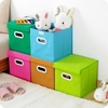 Fabric Large Kids Storage Moving Box Containers Storage Bins Chest Clothes Laundry Bedding Tidy