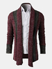 Fall Winter Mens Fashion Knitting Cardigans Warm Turndown Collar Casual Outwear