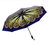 Fashion Cartoon Style Dream Windmill Pattern Folding Bohemia Ethnic Customs Sunny Rainy Umbrella
