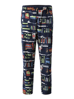 Fashion Colorful Printing Elastic Waist Pants For Women