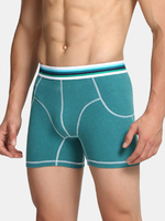 Fashion Cotton Soft Breathable Mid Waist Sport U Shaped Long Boxers for Men