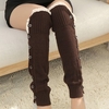 Fashion Korean Style Knitting Boots Long Stocking Long Leg Protective Socks Hosiey