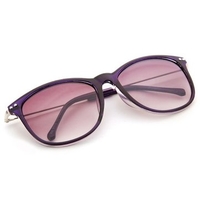 Fashion Large Square Frame Trend Sunglasses Slim Leg Metal Full Frame Rivet Glasses