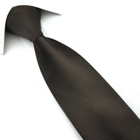 Fashion Male Business Ties Polyester Silk Solid Stripe Formal Necktie