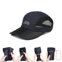 Fashion Mens Female Foldable Breathable Quick-dry Baseball Hat Outdoor Mountaineering Sunshade Cap
