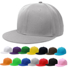 Fashion Mens Unisex Solid Hip Hop Snapback Flat Cap Adjustable Baseball Visor Hat