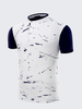 Fashion Splash-ink T-shirts Short Sleeves Stand Collar Casual Polo Top Tees For Men