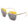 Fashion Sunglasses Mercury Rimless Metal Frame Black Lense Sunglass