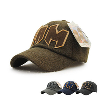 Fashion Unisex Men Women Cotton JM Letter Baseball Hat Outdoor Sport Golf Sunshade Cap