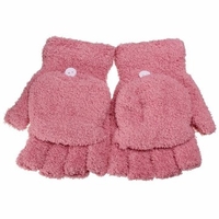 Fashion Winter Laptop Fingerless Turnover Gloves Heating Warm Hot Hand Wrist Mittens