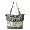 Fashion Women Handbags Floral Canvas Drawstring Bucket Bags