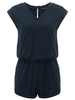 Fashion Women Short Sleeve V-Neck Slim Jumpsuit Romper Playsuit