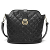 Fashion Women Solid Buket Leather Crossbody Bag