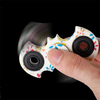 Fidget Plastic Fingertips Gyro Toy EDC Bat Luminous Hand Spinner For Autism And ADHD Rotation Stress