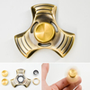 Fingertip Gyro Three Leaves Pure Zinc Alloy Copper Tri Fidget Spinner Desk Toy EDC Focus Toy