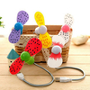Flexible Creative USB Mini Fruit Fan Cooler Snake-shaped Small Blower Desktop Smart Home Appliances