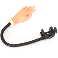 Flexible Soft Nail Practice Trainer Hand Tool With Holder Stand