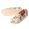 Floral Female Single Shoes Leisure Canvas Flat Heel Shoes