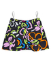 Floral Printed High Waist Double Button Stylish Women Shorts