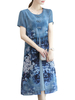 Floral Printed Two Layers Dresses