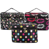 Flower Dot Travel Cosmetic Makeup Bag Toiletry Storage Case Container