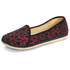 Flower Pattern Canvas Old Peking Casual Flat Shoes