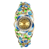 Flower Rhinestone Watch Cloisonne Retro Women Watch