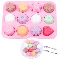 Flower Silicone Cake Mold Chocolate Mold Handmade Soap Mold DIY Baking Tools
