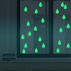 Fluorescent Glow In The Dark Window Raindrop Water Drop Wall Sticker Decal