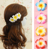 Foam Floating Frangipani Artificial Flowers Heads Plumeria Hawaii Decor