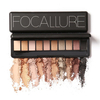Focallure 10 Colors Eye Shadow Makeup Shimmer Matte Eyeshadow Earth Color Eyeshadow Palette