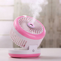 Foldabe Mini USB Charge Water Mist Beauty Skin Humidifier Spray Fan Mute Smart Home Appliances