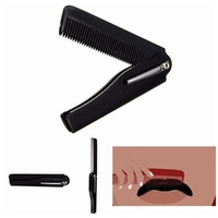Foldable Pocket Mustache Beard Care Maintain Comb