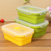 Foldable Silicone Lunch Box BPA Free Bento Collapsible Food Container Tableware Food Box