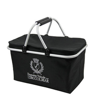 Folding Insulated Storage Basket Lunch Pinic Laundry Storage Shelves Storage Bins Container