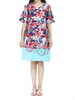 Folk Vintage Embroidery Stitching Women Dress