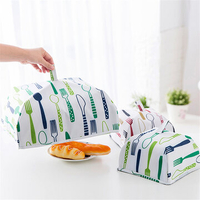 Food Cover Keep Warm Vegetable Cover Foldable Aluminum Foil Cover Dishes Insulation