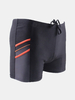 Free Size Swimming Surf Beach Drawing String Breathable Boxers Trunks for Men