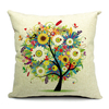 Fresh Life Tree Pillow Case Home Office Car Cushion Pillow Cover