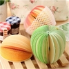 Fruit Vegetable 15 Cute Cartoon Fruits Sticker Marker Memo Portable Notepad Flags Sticky Notes