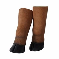 Funny Horse Hooves Glove Latex Halloween Party Cosplay Animal Costume Prop Toys